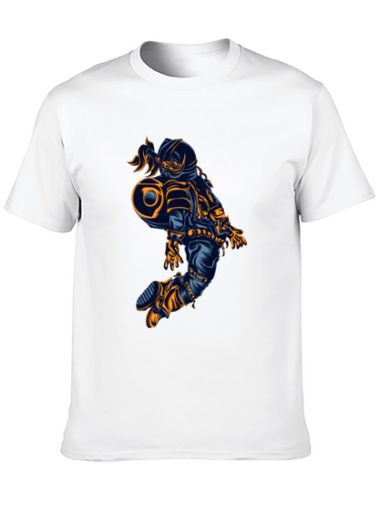 Astronaut Graphic Tee - Cool Space Design