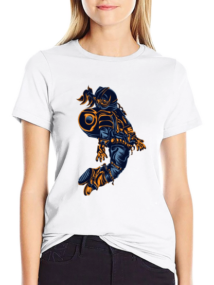 Astronaut Graphic Tee - Cool Space Design