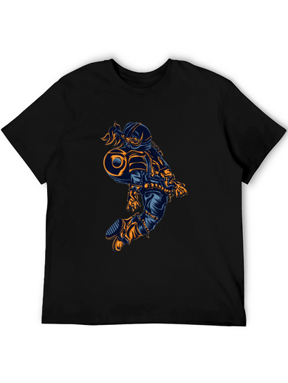 Astronaut Graphic Tee - Cool Space Design