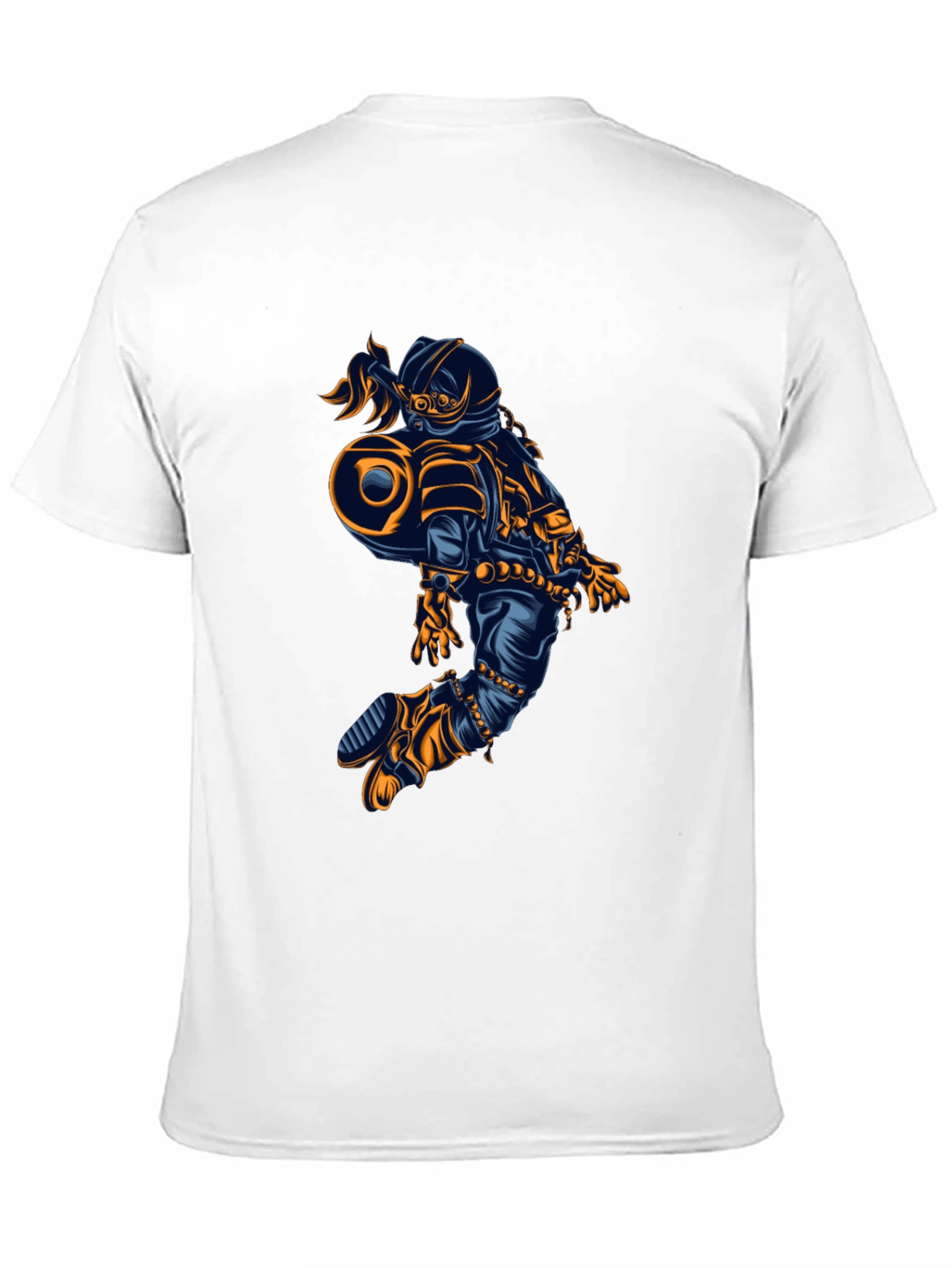 Astronaut Graphic Tee - Cool Space Design