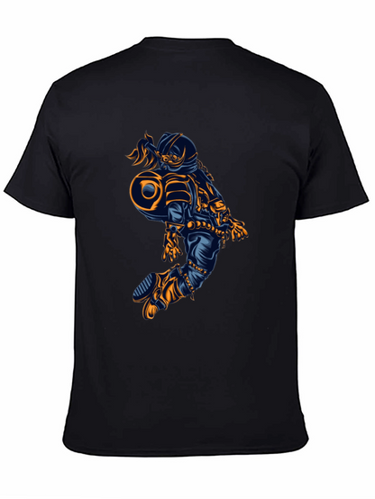 Astronaut Graphic Tee - Cool Space Design