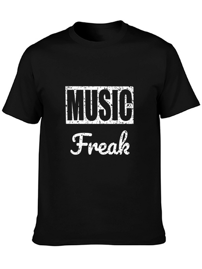 Music Freak Graphic Tee - Soft Cotton T-Shirt