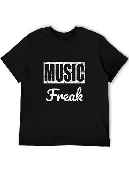 Music Freak Graphic Tee - Soft Cotton T-Shirt