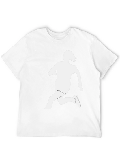 Silhouette Running Tee - Black Cotton Blend