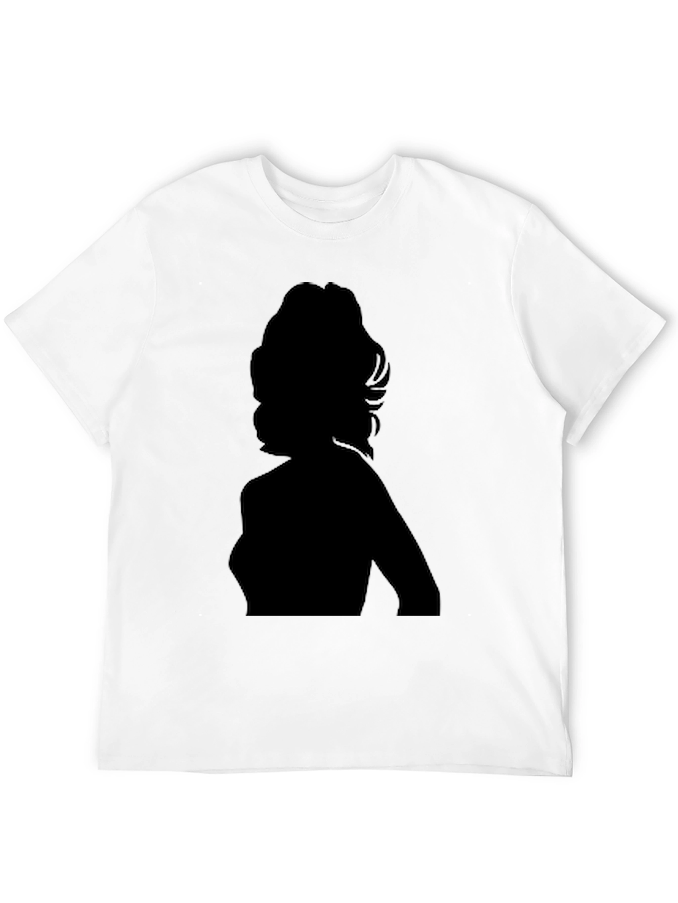 Silhouette Graphic Tee - Black Cotton T-Shirt