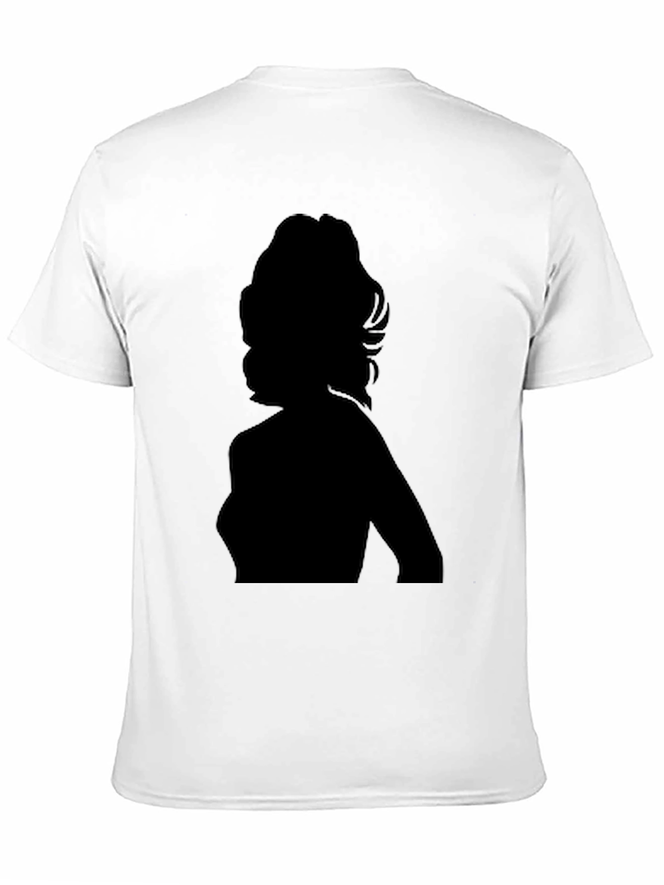 Silhouette Graphic Tee - Black Cotton T-Shirt