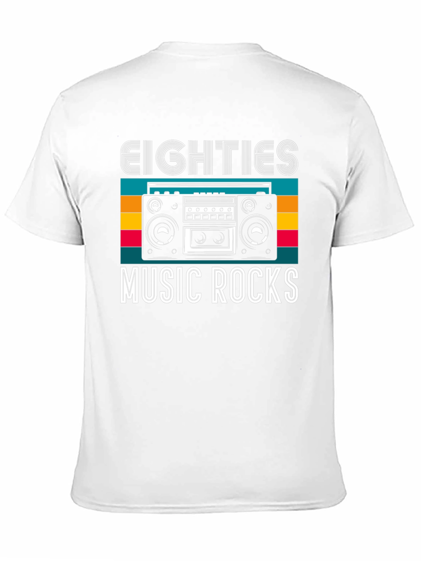 Eighties Music Rocks Graphic T-Shirt