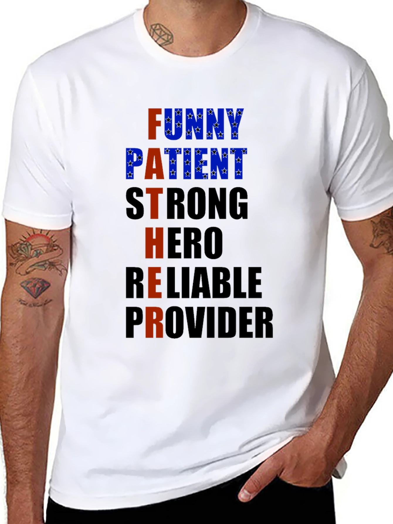 Fathers Day T-Shirt - Funny Patient Strong Hero