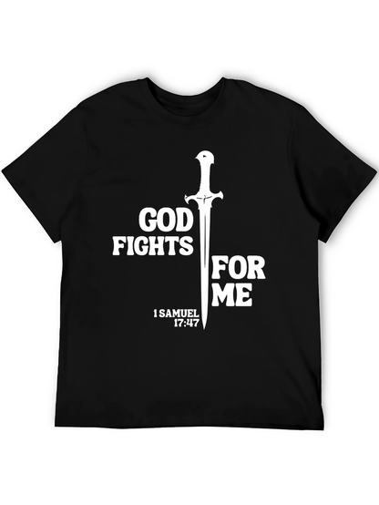 God Fights for Me Graphic Tee