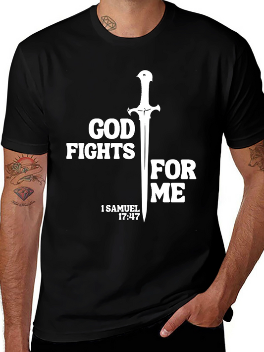 God Fights for Me Graphic Tee
