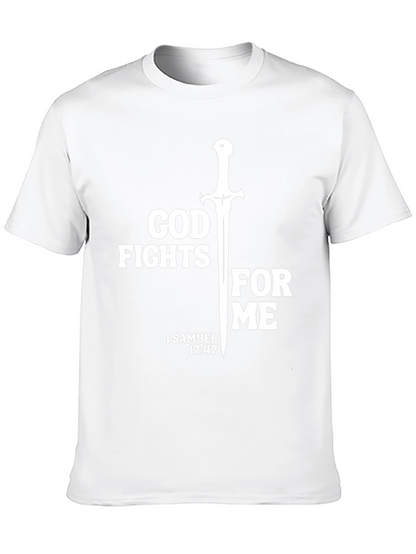 God Fights for Me Graphic Tee