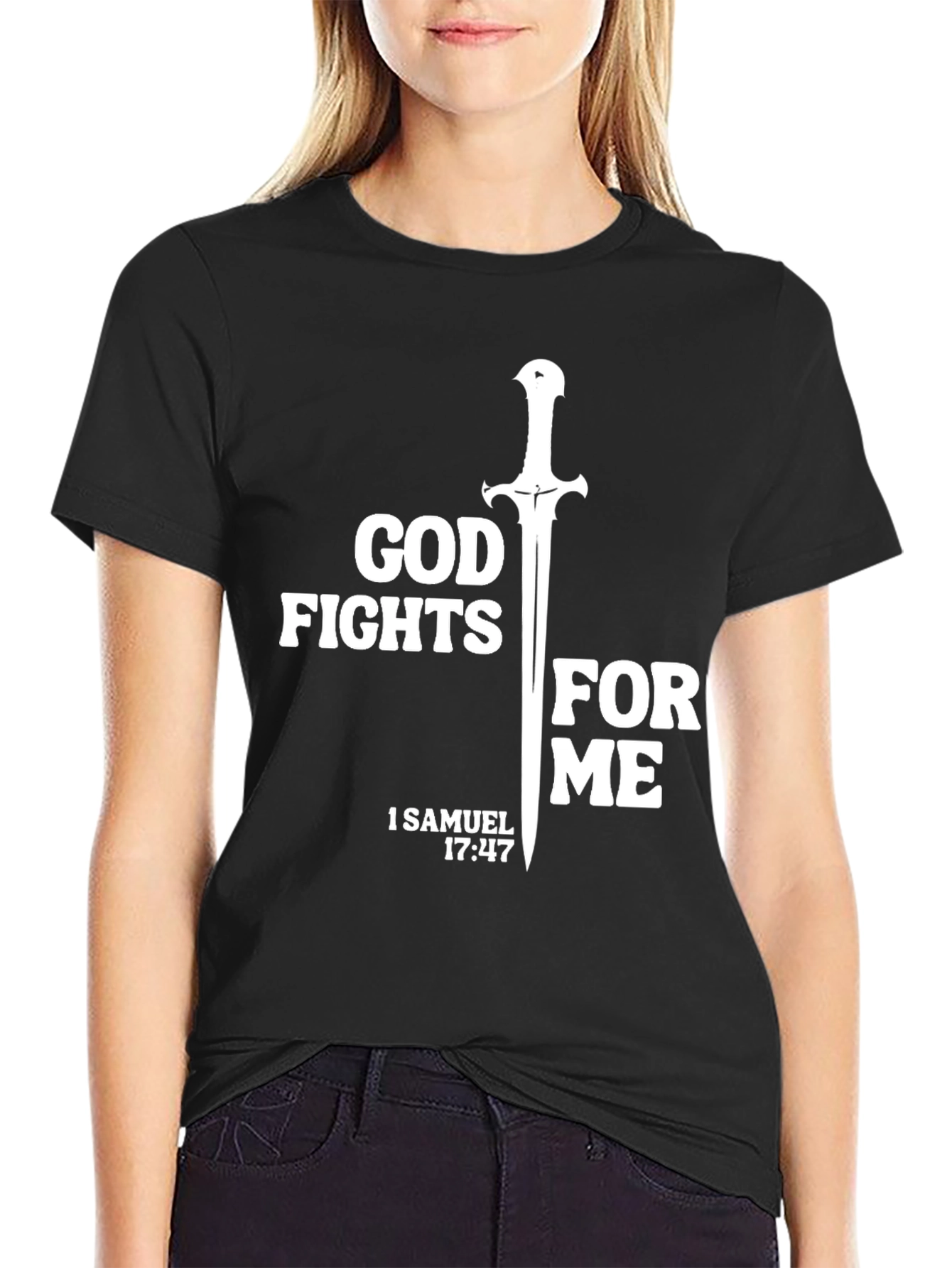 God Fights for Me Graphic Tee