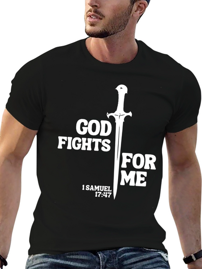 God Fights for Me Graphic Tee