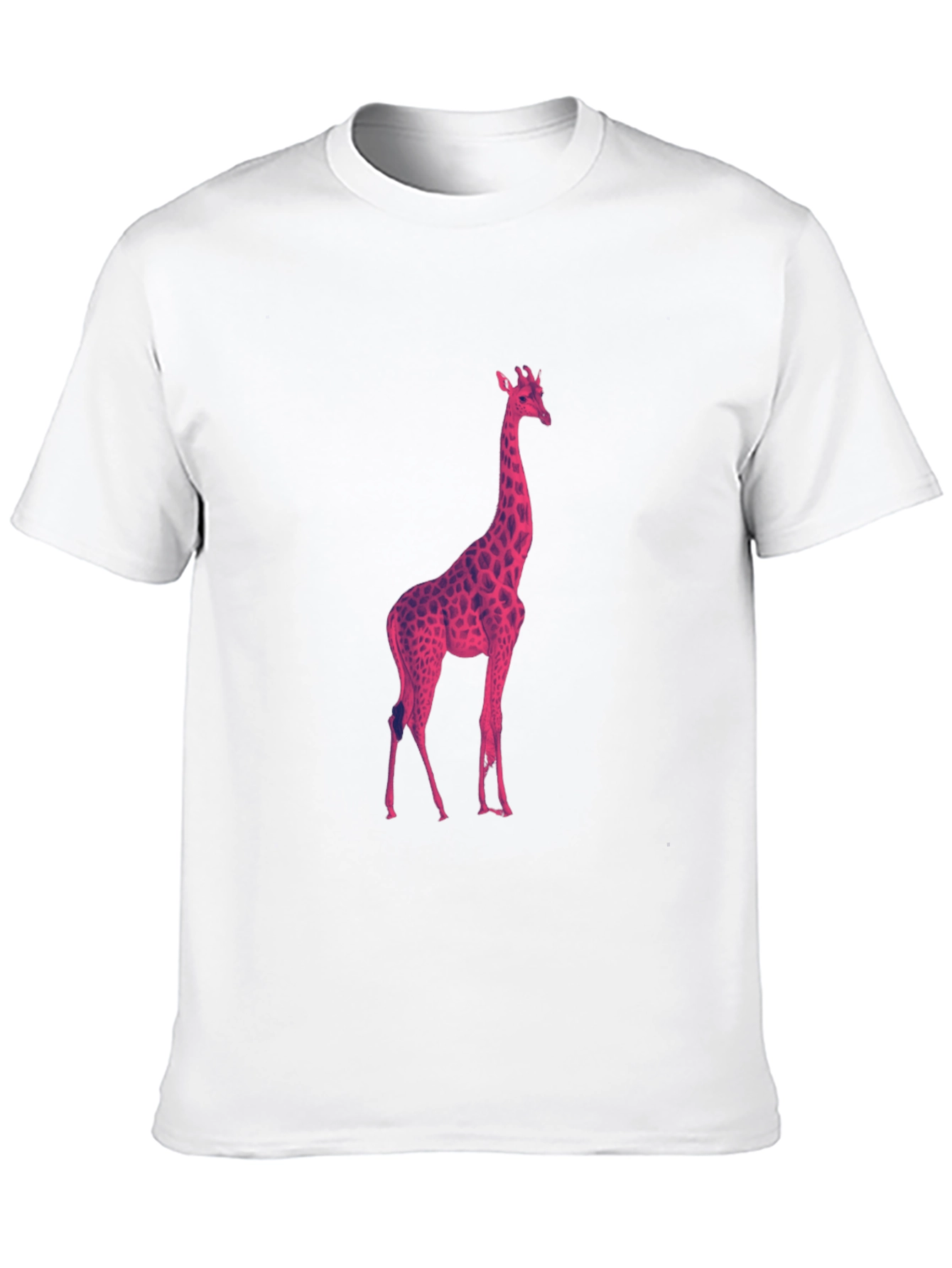 Cool Giraffe Graphic Tee - Black T-Shirt