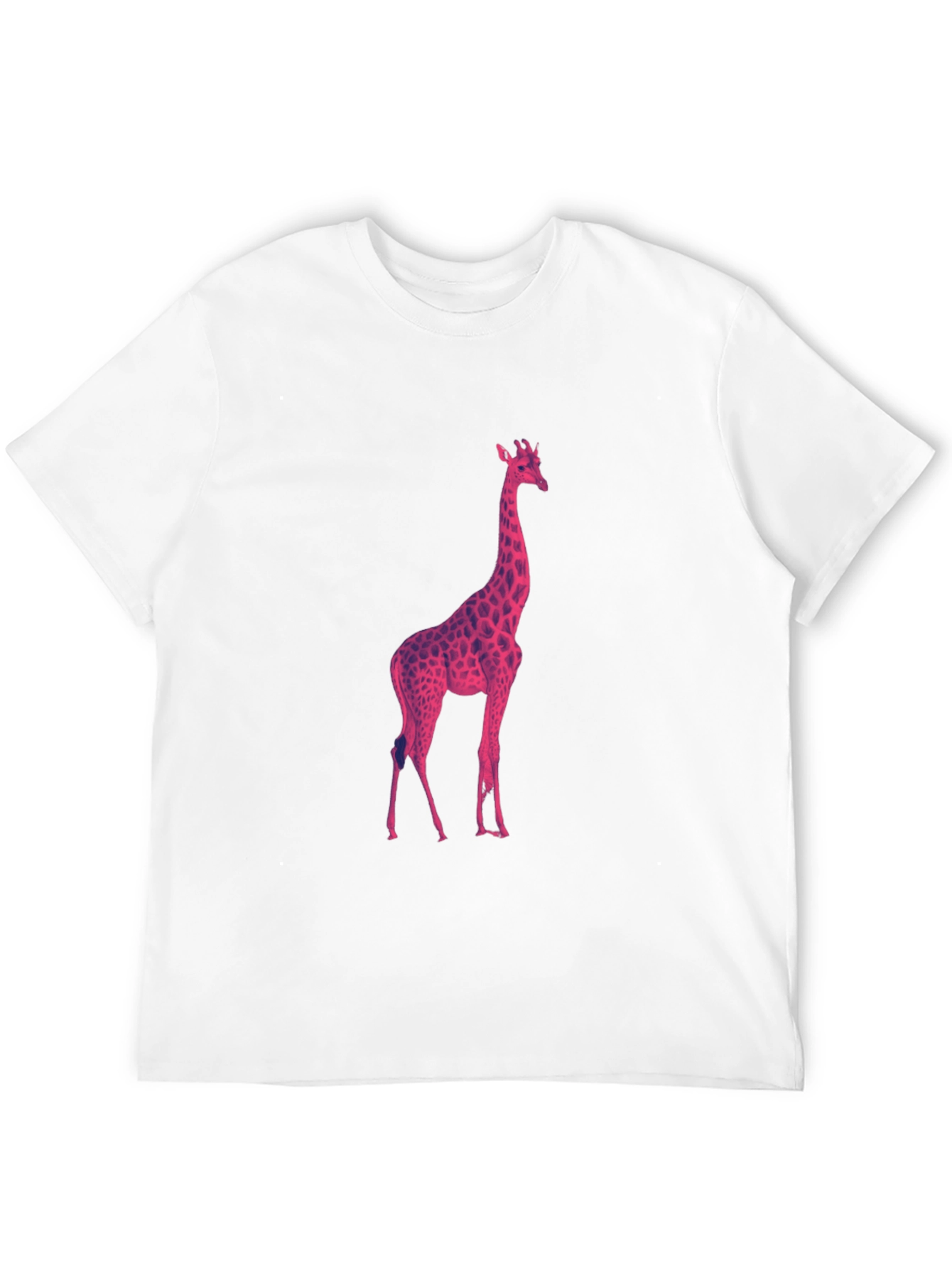 Cool Giraffe Graphic Tee - Black T-Shirt