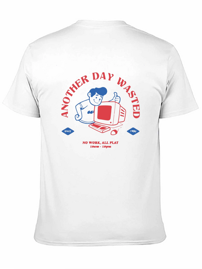 Another Day Wasted Retro Gamer T-Shirt