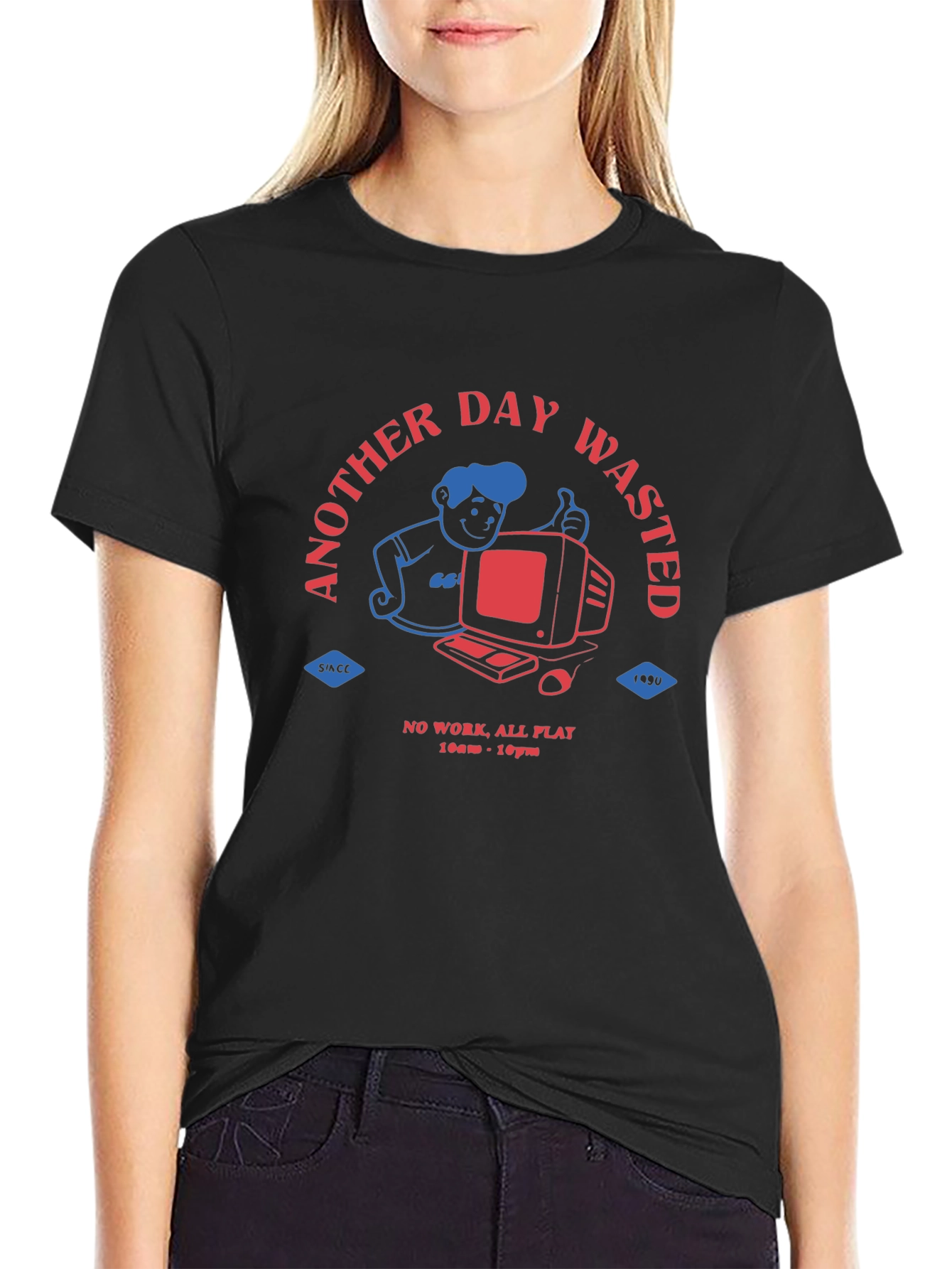 Another Day Wasted Retro Gamer T-Shirt