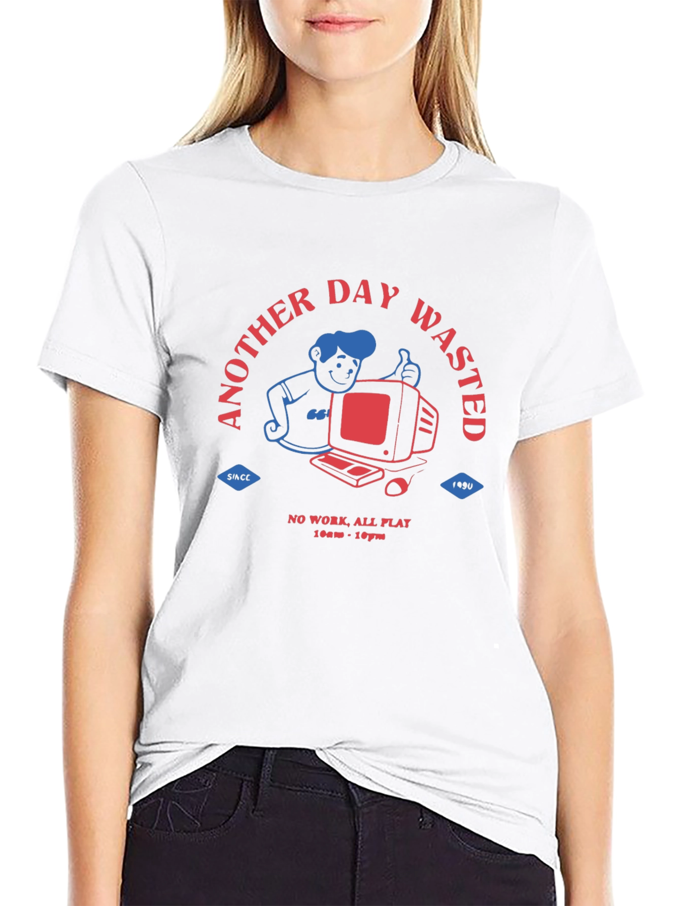 Another Day Wasted Retro Gamer T-Shirt