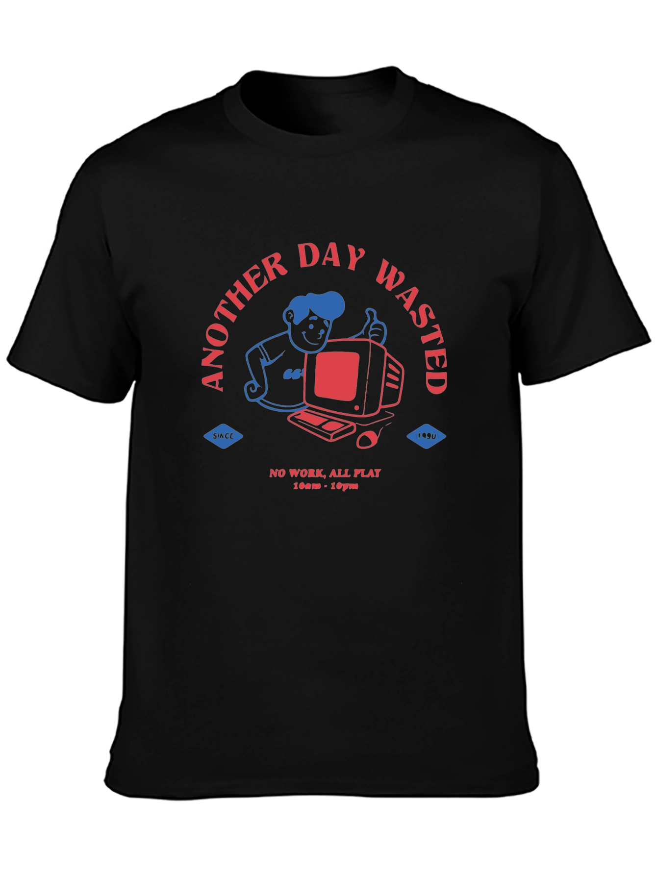 Another Day Wasted Retro Gamer T-Shirt