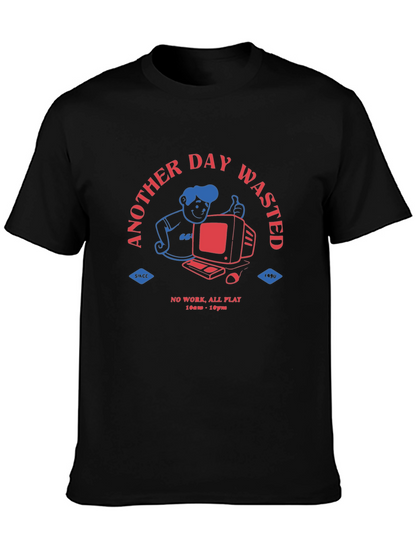 Another Day Wasted Retro Gamer T-Shirt