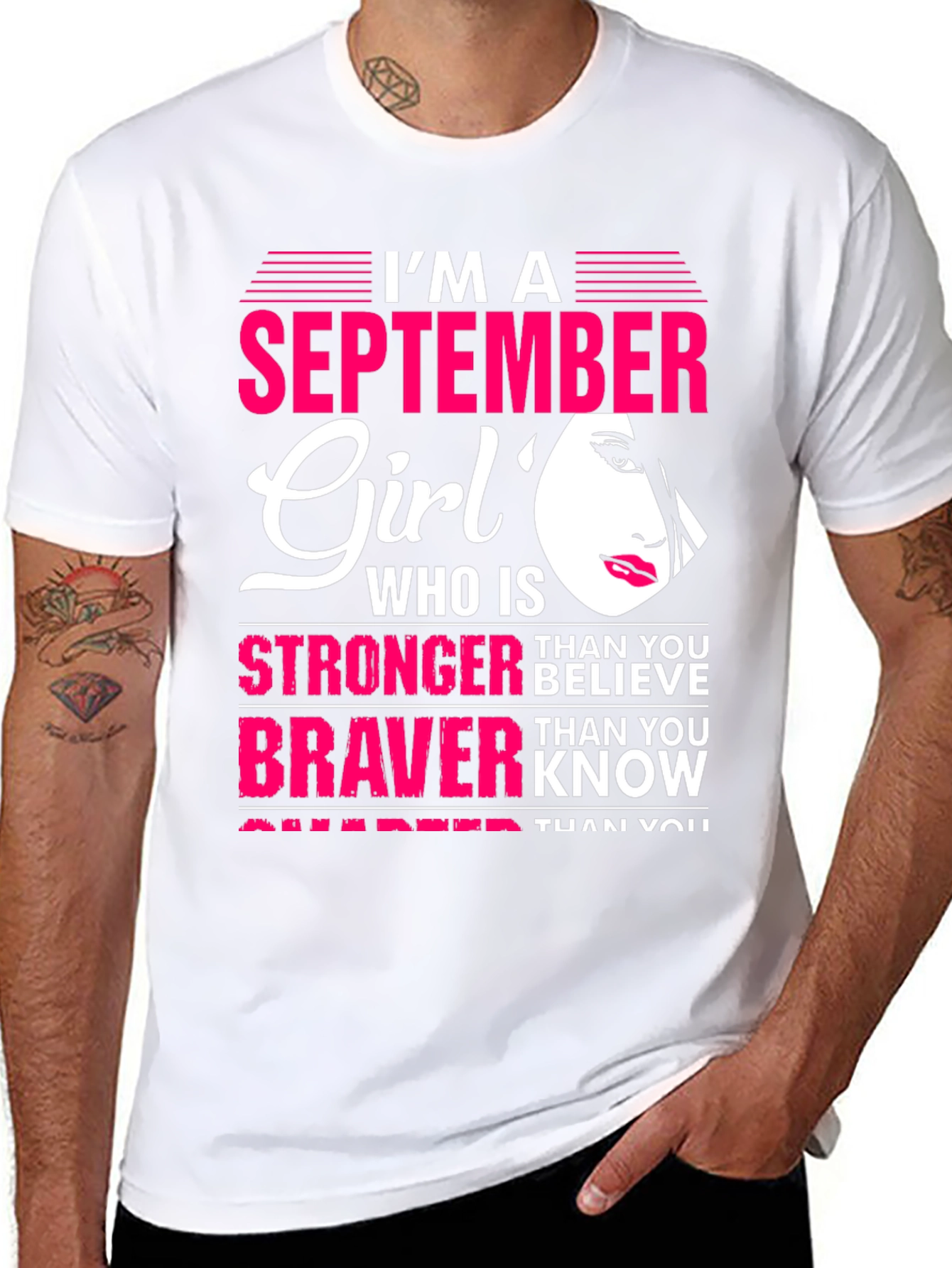 September Girl T-Shirt: Stronger & Braver