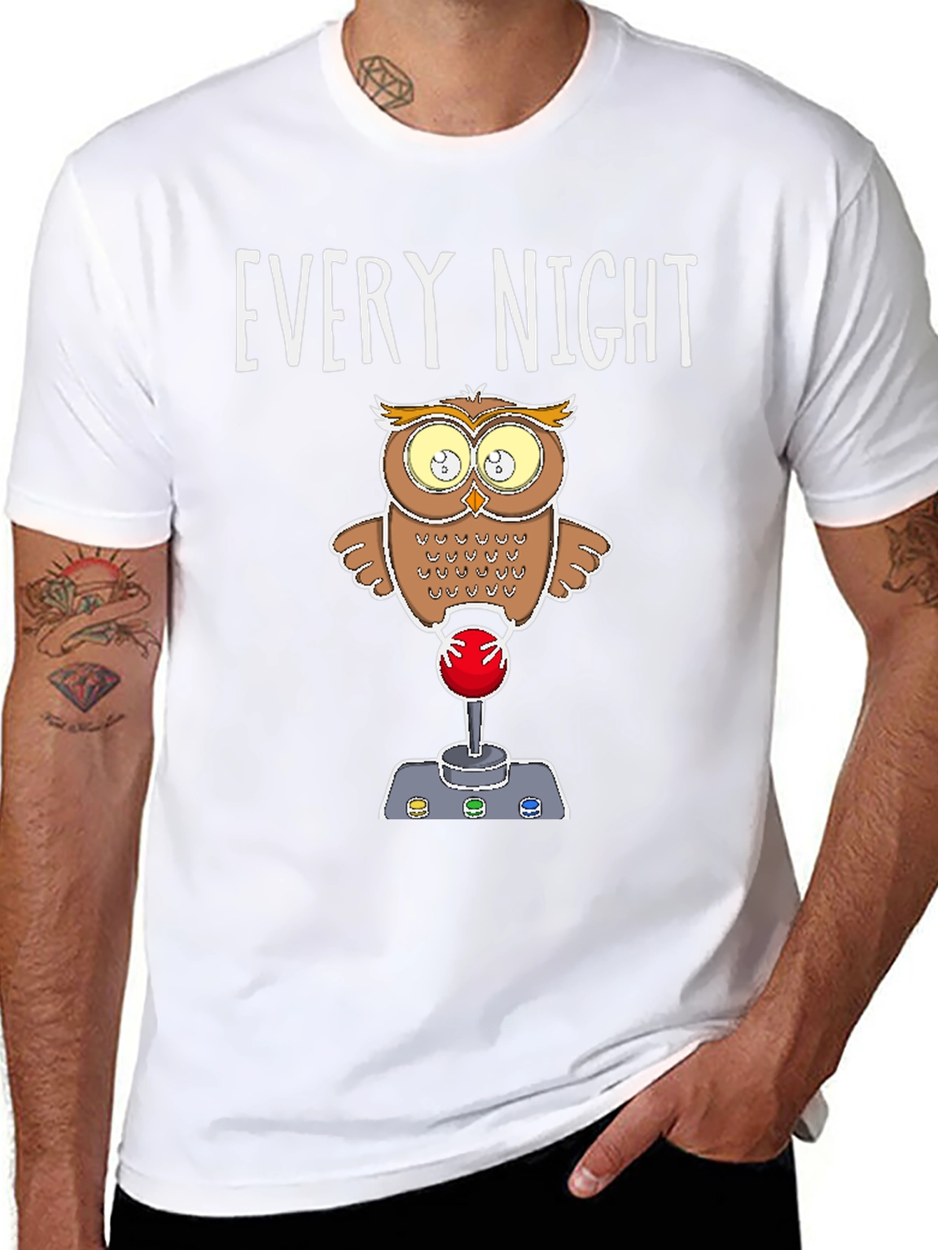 Every Night Owl Gamer T-Shirt