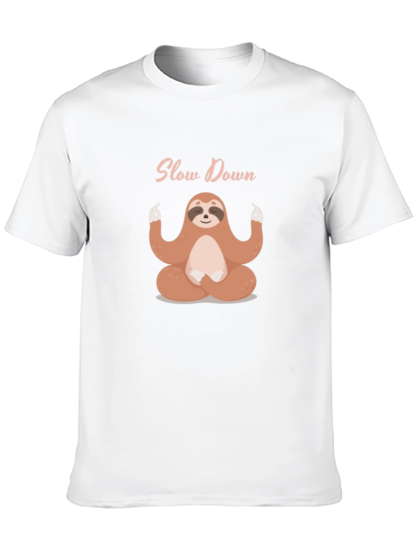 Meditating Sloth T-Shirt - Slow Down