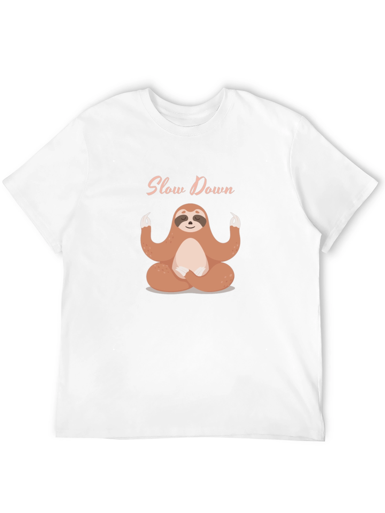 Meditating Sloth T-Shirt - Slow Down