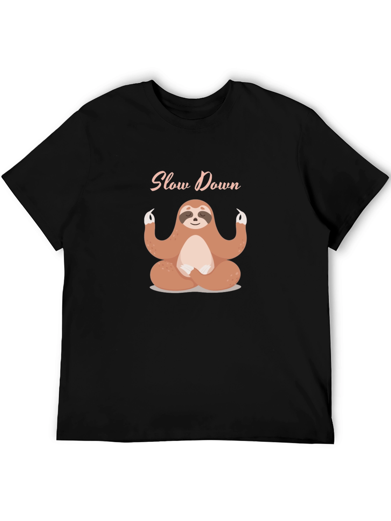 Meditating Sloth T-Shirt - Slow Down