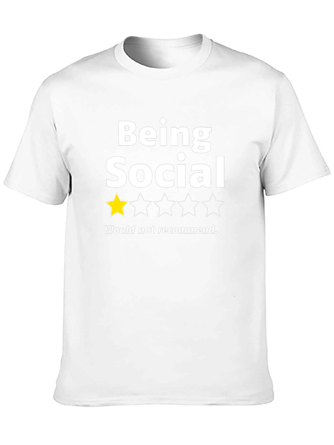 Being Social One Star Tee