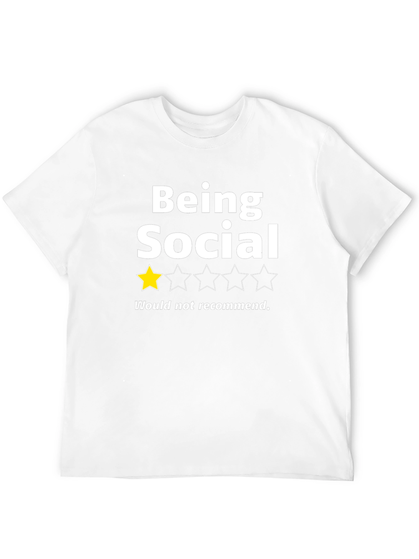 Being Social One Star Tee