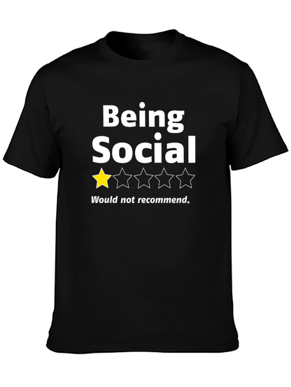 Being Social One Star Tee