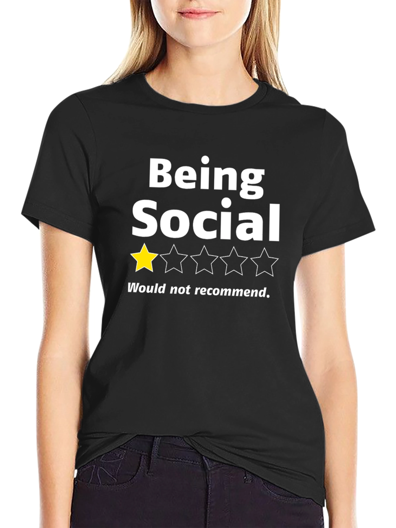 Being Social One Star Tee