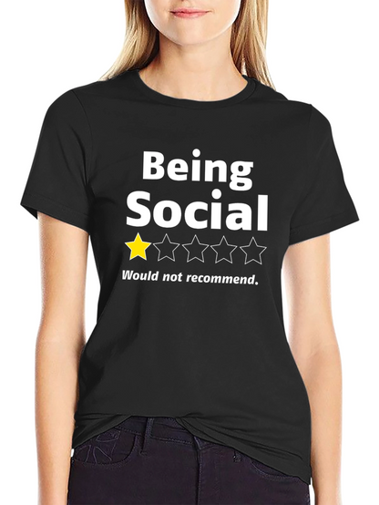 Being Social One Star Tee