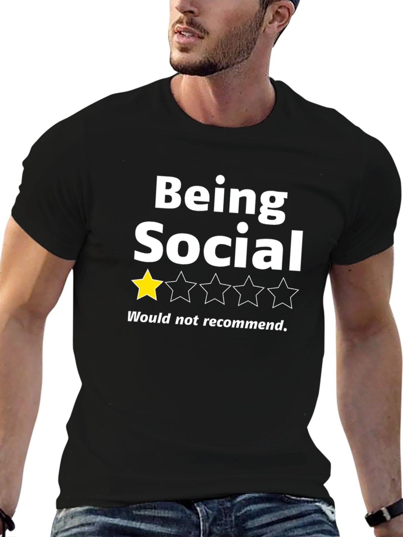 Being Social One Star Tee