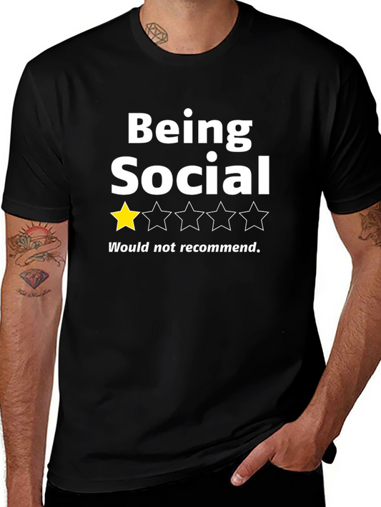 Being Social One Star Tee
