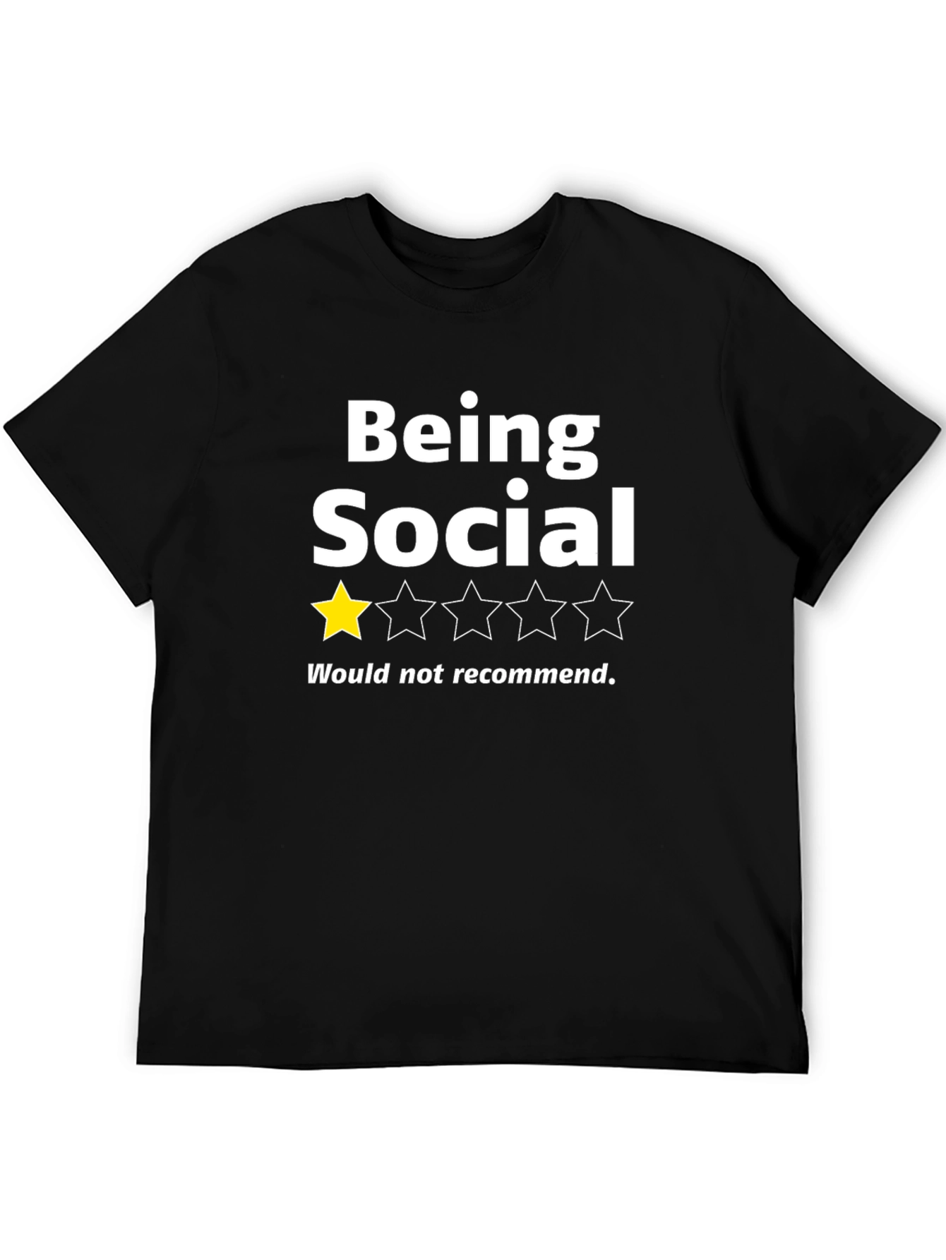 Being Social One Star Tee