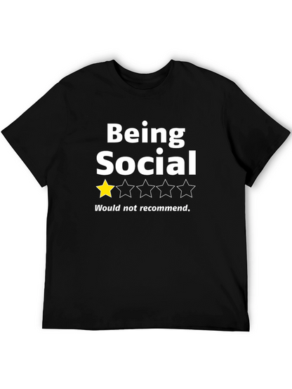 Being Social One Star Tee