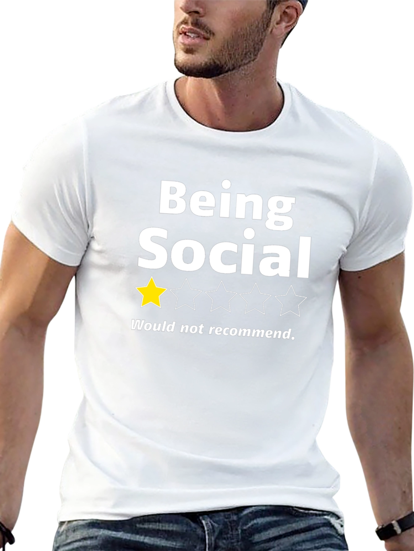 Being Social One Star Tee
