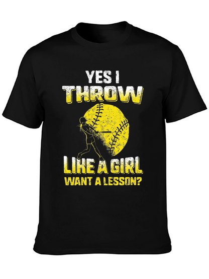 Yes I Throw Like a Girl T-Shirt