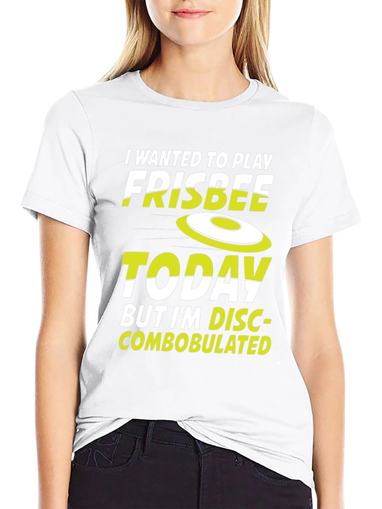 Funny Frisbee Disc-Combobulated Graphic T-Shirt