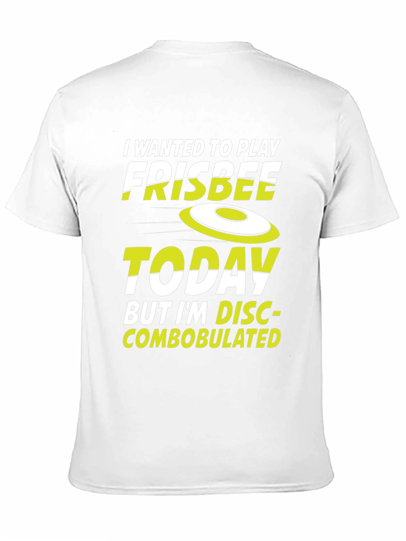 Funny Frisbee Disc-Combobulated Graphic T-Shirt