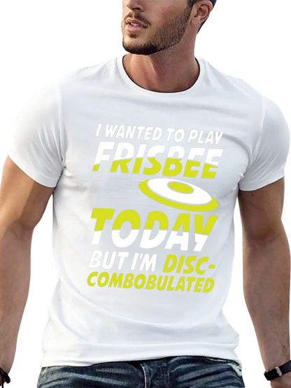 Funny Frisbee Disc-Combobulated Graphic T-Shirt