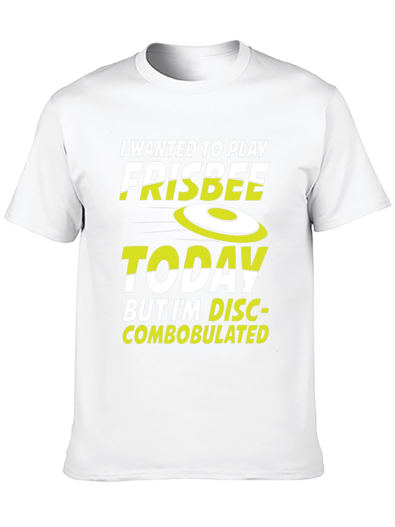 Funny Frisbee Disc-Combobulated Graphic T-Shirt