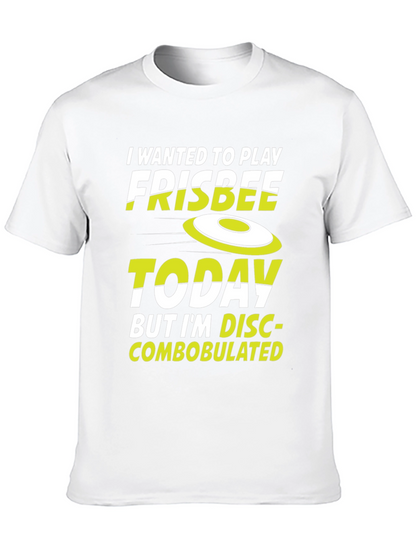 Funny Frisbee Disc-Combobulated Graphic T-Shirt