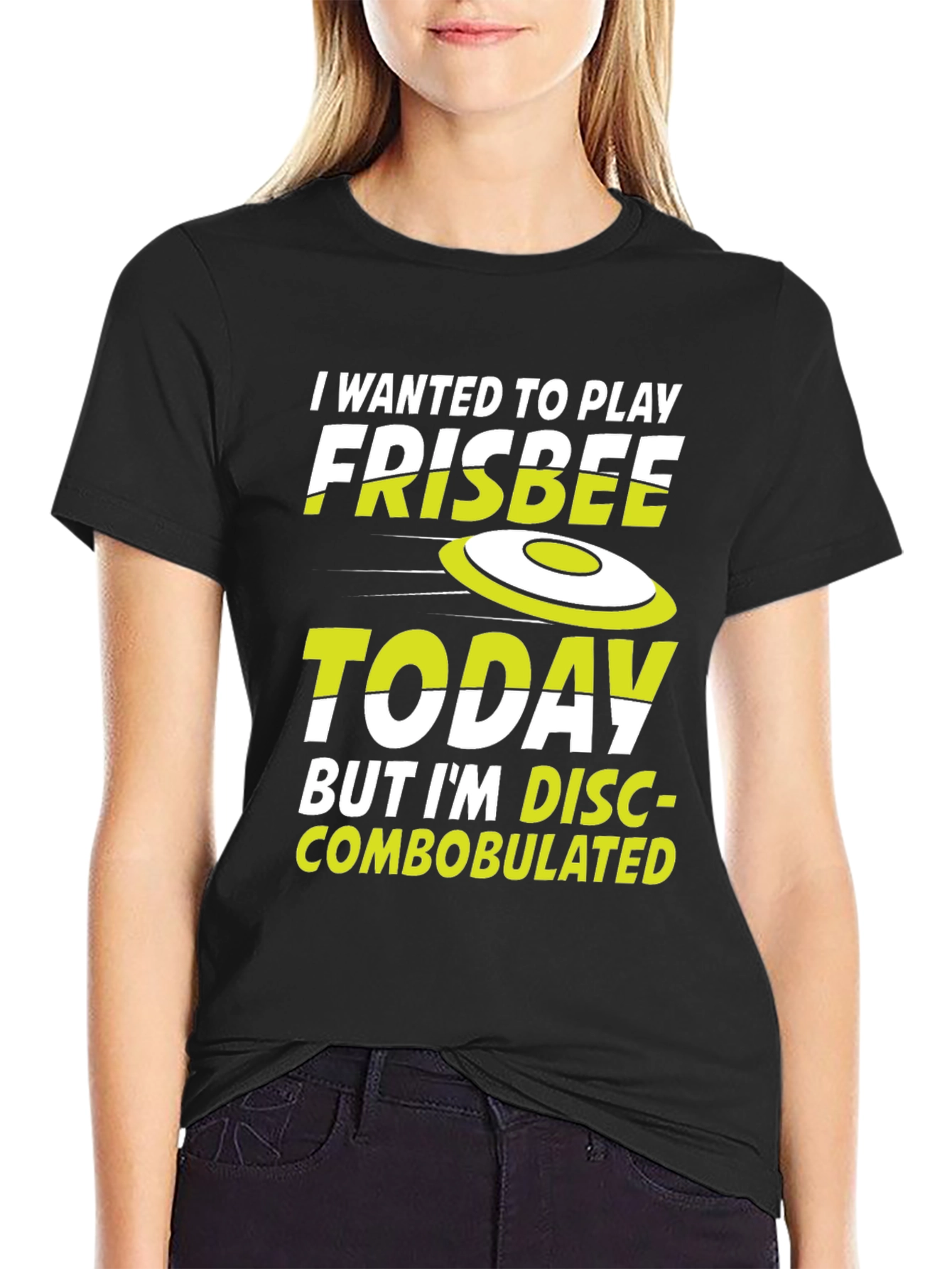 Funny Frisbee Disc-Combobulated Graphic T-Shirt