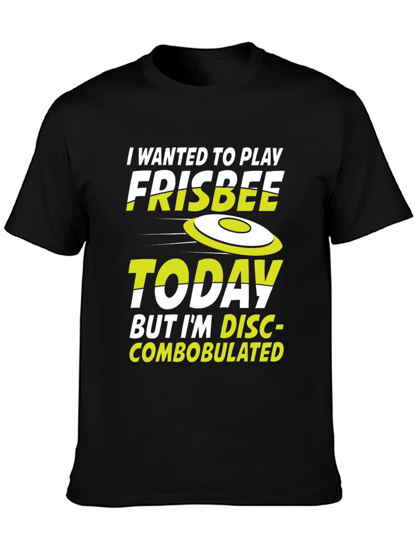 Funny Frisbee Disc-Combobulated Graphic T-Shirt