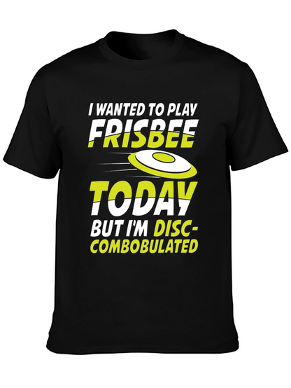 Funny Frisbee Disc-Combobulated Graphic T-Shirt