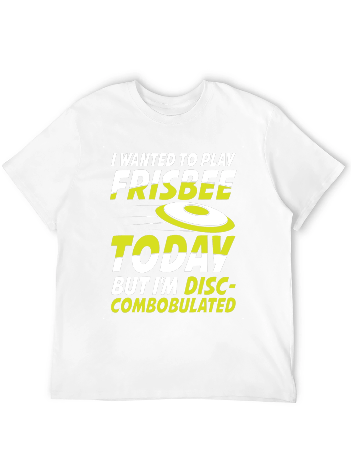 Funny Frisbee Disc-Combobulated Graphic T-Shirt