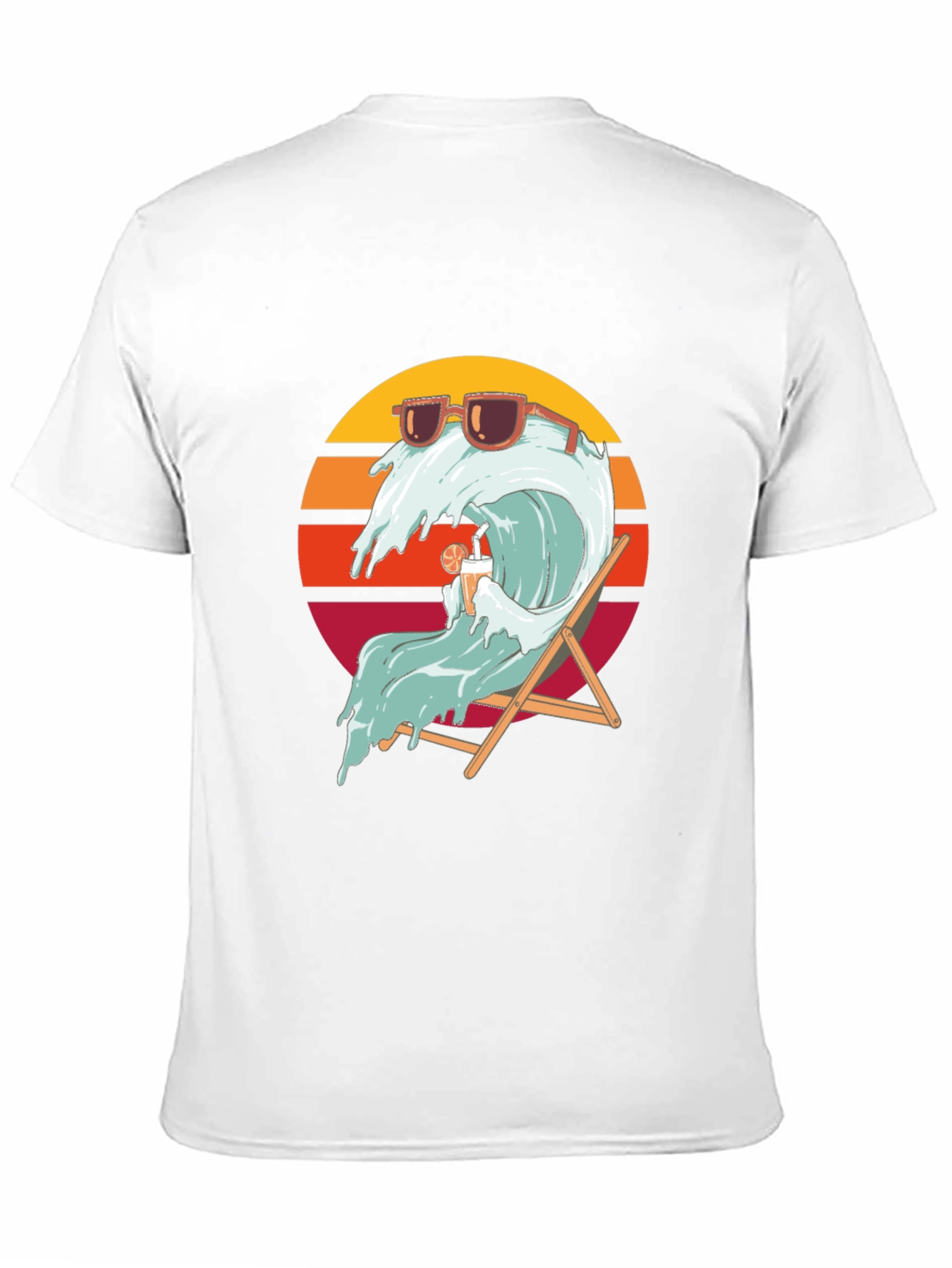 Cool Wave Graphic T-Shirt - Black Summer Vibes